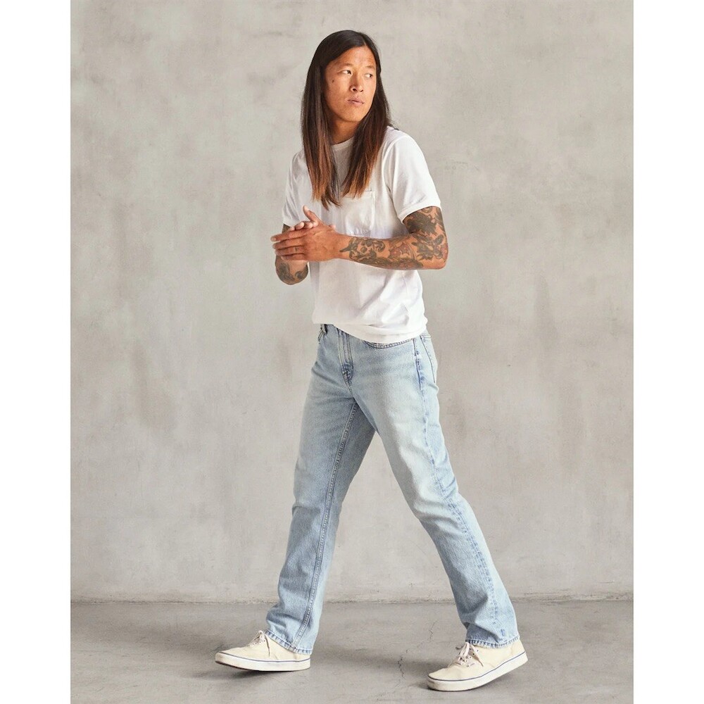 Outerknown Jeans The Dunes Straight Mens 30x30 Light Wash Denim